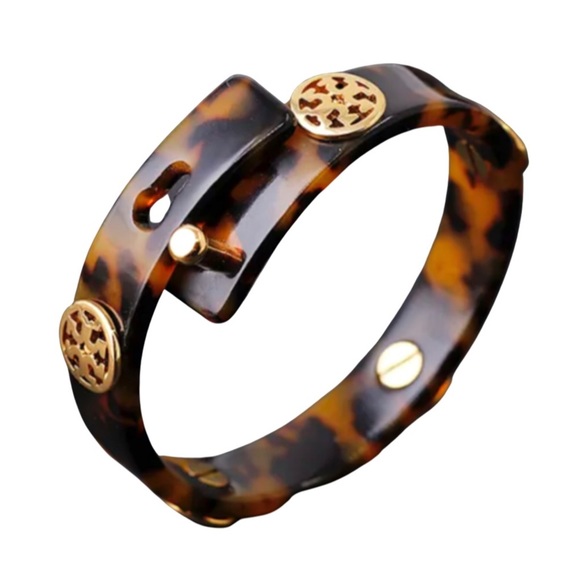 Tory Burch Jewelry Tory Burch Tortoise Logo Medallion Bracelet